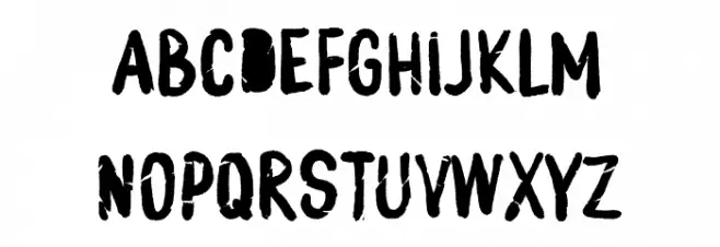 MONSTER BOO フォント 大文字