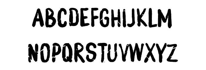 MONSTER BOO Font LOWERCASE