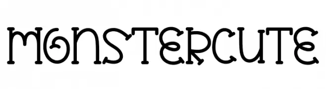 MONSTER CUTE  Скачать бесплатные шрифты