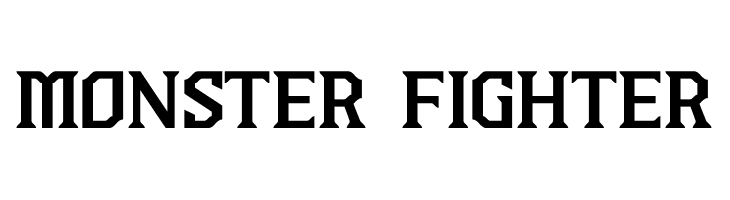 MONSTER FIGHTER  Frei Schriftart Herunterladen
