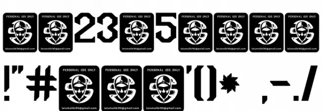 MONSTER FIGHTER Font OTHER CHARS