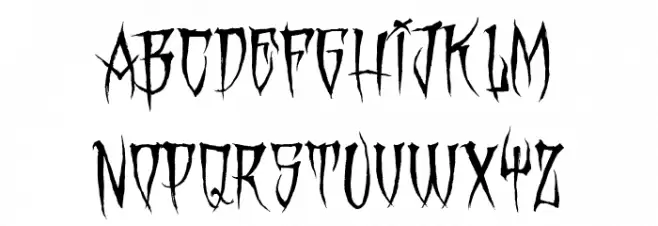 MONSTER PARTY PERSONAL USE Regular Schriftart Groß