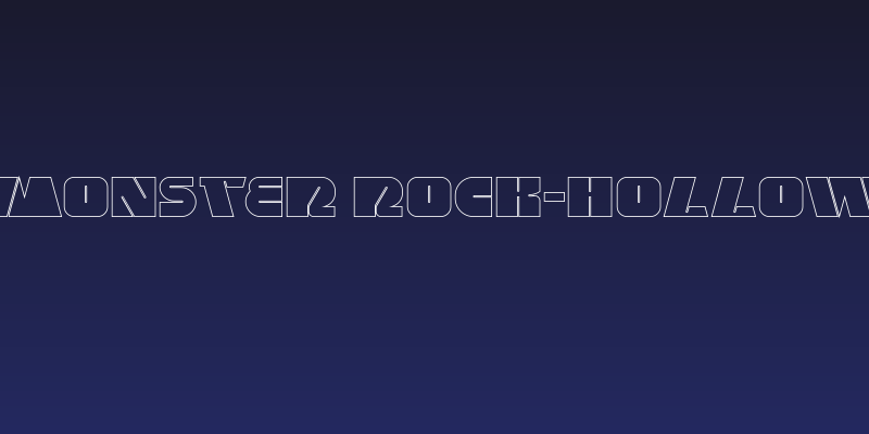 MONSTER ROCK-Hollow Social Header