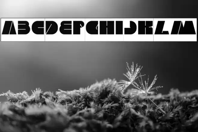 MONSTER ROCK-Inverse Font examples