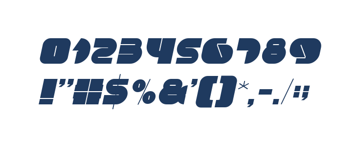 MONSTER ROCK Italic Other Characters