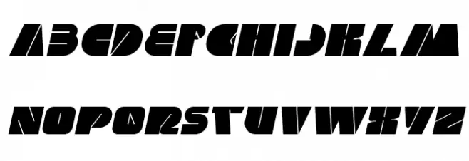 MONSTER ROCK Italic Polices MAJUSCULES