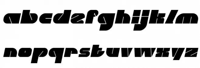 MONSTER ROCK Italic フォント 小文字