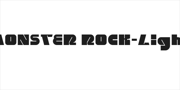 MONSTER ROCK-Light Logo