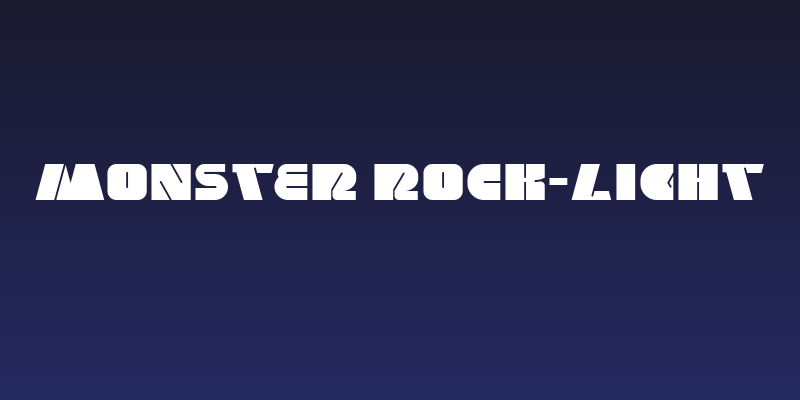 MONSTER ROCK-Light Social Header