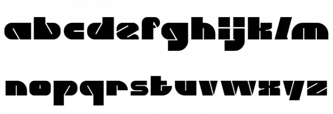 MONSTER ROCK-Light خط أحرف صغيرة