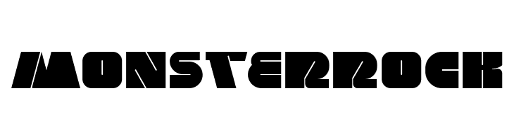 MONSTER ROCK  Frei Schriftart Herunterladen