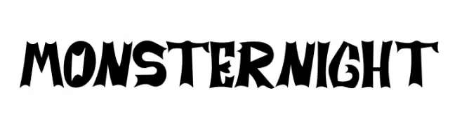MONSTERNIGHT  Fuentes Gratis Descargar