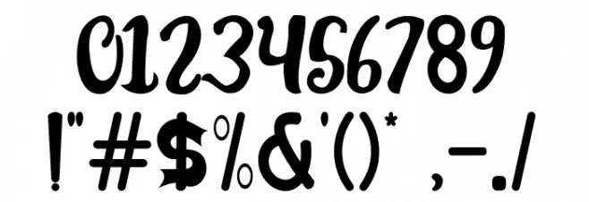 MONSTERNIGHT Font OTHER CHARS