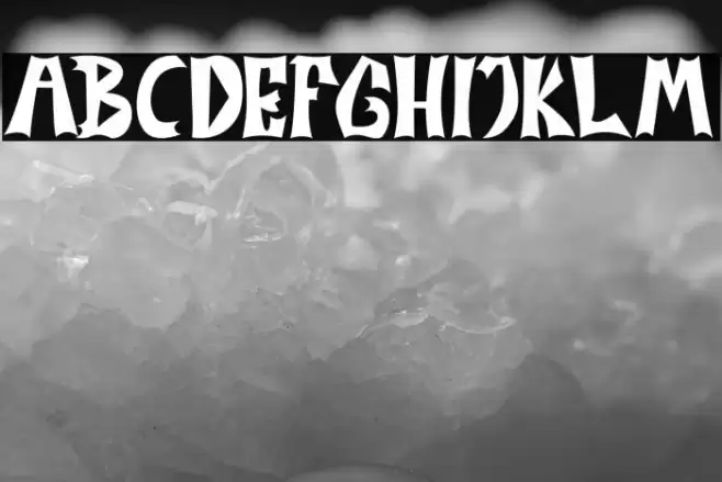 MONSTERNIGHT Font examples