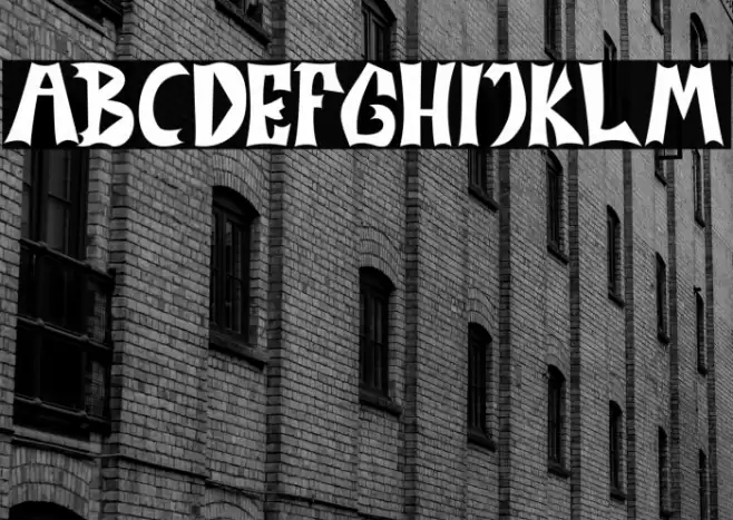 MONSTERNIGHT Font examples