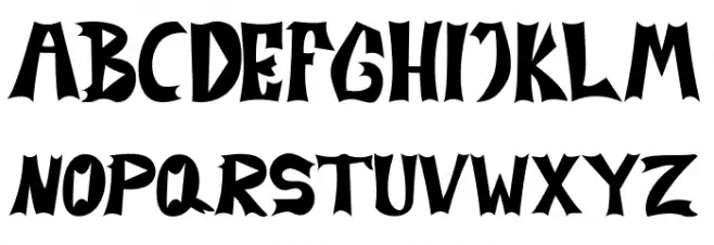 MONSTERNIGHT Font LOWERCASE