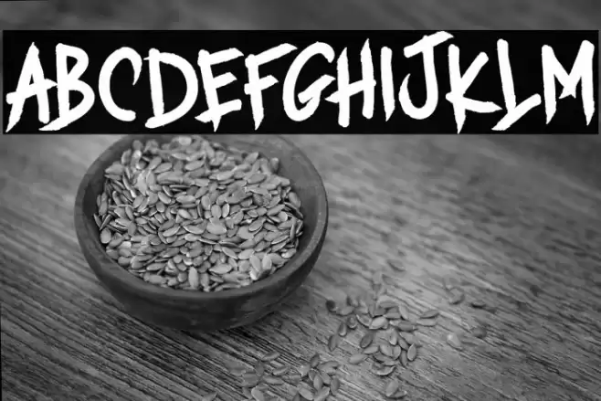 MONSTERS Font examples