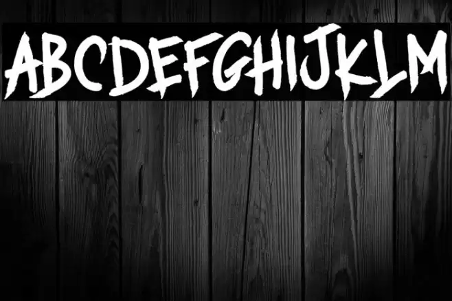 MONSTERS Font examples