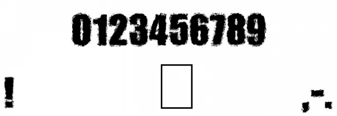 MONSTERZ Font OTHER CHARS