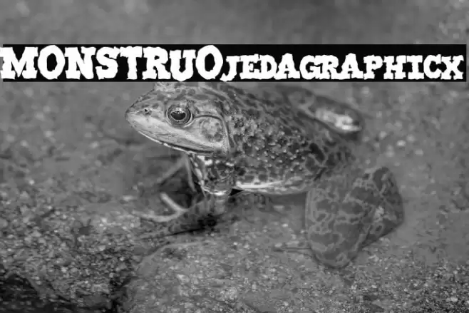 MONSTRUO-jedagraphicx Fuentes examples