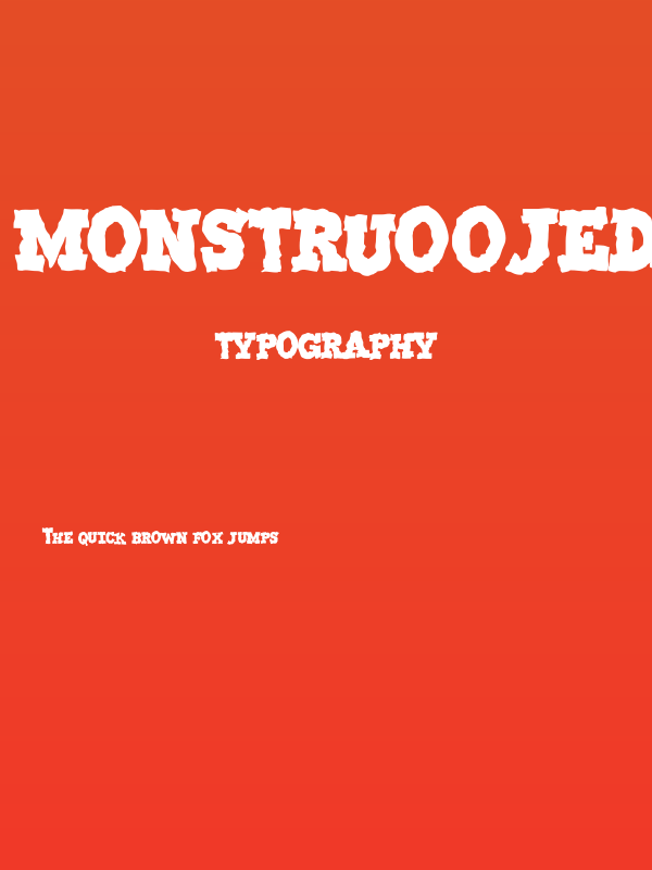 MONSTRUO-jedagraphicx Poster