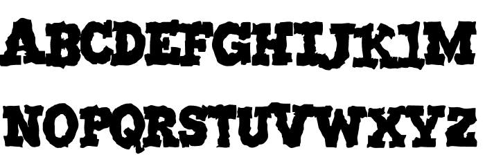 MONSTRUO-jedagraphicx Font LOWERCASE