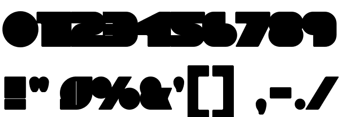 MOO Font OTHER CHARS