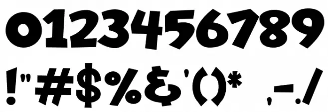MOOCHIO Bold Font OTHER CHARS