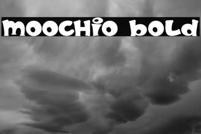 MOOCHIO Bold Font examples