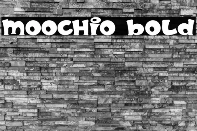 MOOCHIO Bold Font examples