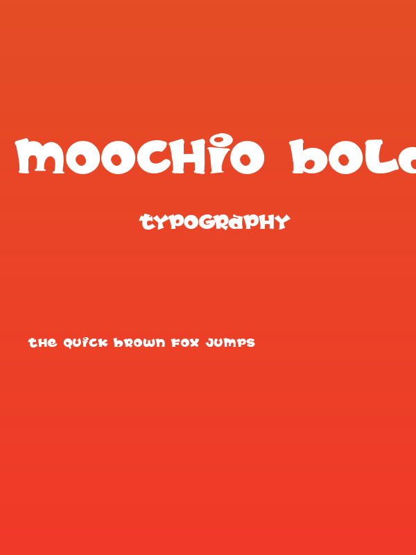 MOOCHIO Bold Poster