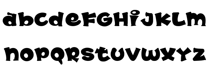 MOOCHIO Bold Font LOWERCASE