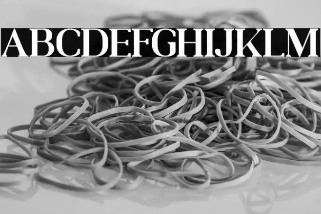 MOODERN Font examples