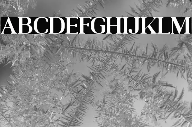 MOODERN Font examples