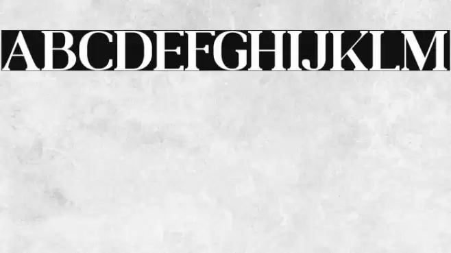 MOODERN Font examples