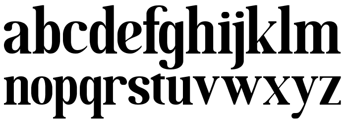MOODERN Font LOWERCASE
