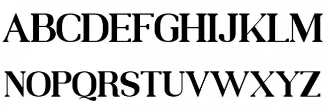 MOODERN Шрифта ВЕРХНИЙ
