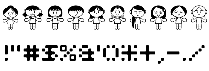 MOOGIRL ALP Font OTHER CHARS