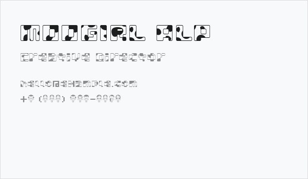 MOOGIRL ALP Business Card