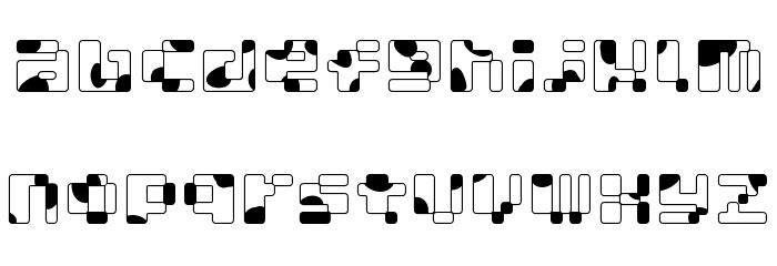 MOOGIRL ALP Font LOWERCASE