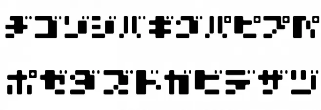 MOOMILK KANA 字体 大写