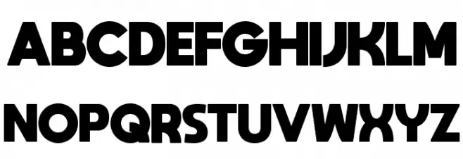 MOON GET! Heavy Schriftart Groß