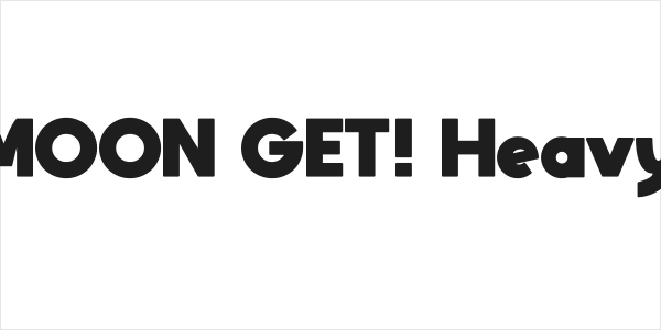 MOON GET! Heavy Logo