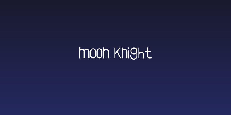 MOON KNIGHT Social Header