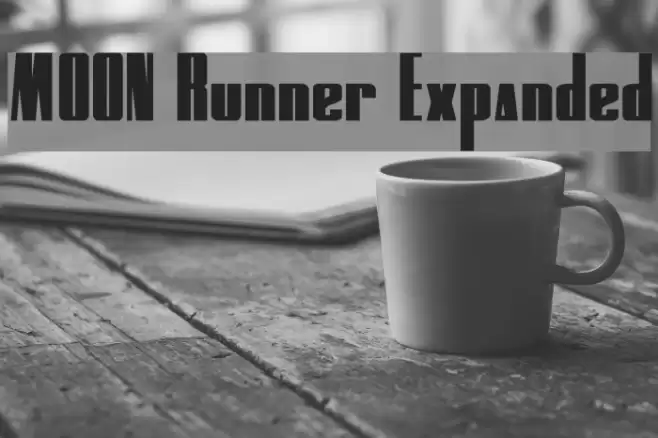 MOON Runner Expanded Caratteri examples