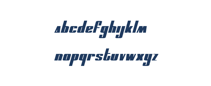 MOON Runner Extra-Squat Italic Lowercase