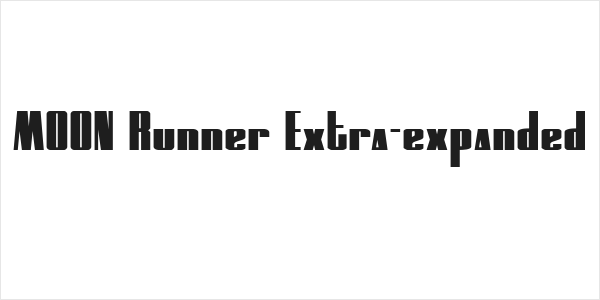 MOON Runner Extra-expanded Logo
