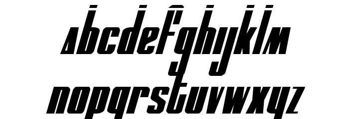 MOON Runner Laser Italic Caratteri MINUSCOLO