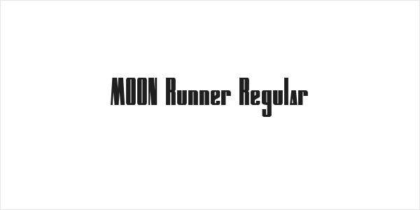 MOON Runner Regular Logo