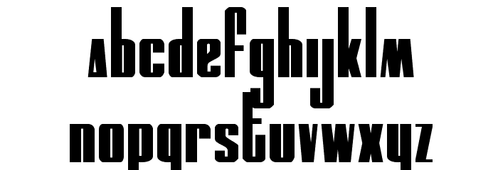 MOON Runner Regular Font LOWERCASE